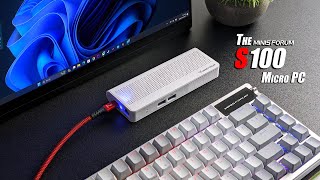 The AllNew S100 4K Windows 11 Mini PC Stick Fits In The Palm Of Your Hand [upl. by Saduj]