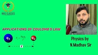 Applications of Coulombs law physics coulombslaw [upl. by Tenom490]