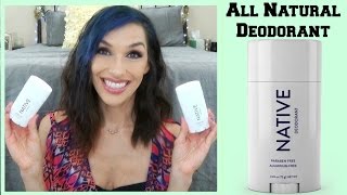 Native Deodorant  All Natural Deodorant Review [upl. by Joshua747]