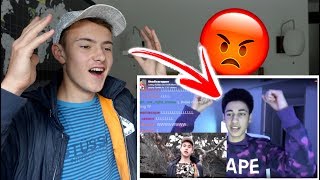 Diss God FINALLY responds to my diss track HE GETS MAD AF [upl. by Nylarac314]