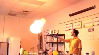 EpicScience  Exploding Hydrogen Balloons [upl. by Avi841]