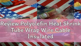 Review Polyolefin Heat Shrink Tube Wrap Wire Cable Insulated Sleeving Tubing Set 38 pieces [upl. by Orvie973]