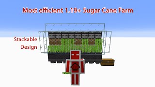 Most efficient 119 Sugar Cane Farm Tutorial Stackable Design  DerRotstein [upl. by Latsyrd]