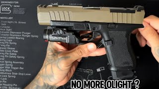 FIRST TIME TRYING STREAMLIGHT  TLR7 SUB 🔦 FOR SLIMLINE GLOCK43X GLOCK48 MOS MICRO DAGGER [upl. by Goeger]