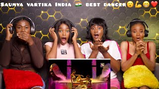 Our reaction to Saumya vartika vartika India 🇮🇳 best dancers 💪🥳☺️❤️ [upl. by Seana]