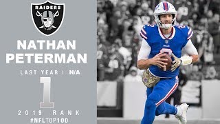 1 Nathan Peterman QB Raiders  NFL Top 100 Players of 2019 [upl. by Janella]