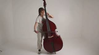 Bottesini Elegy No 1  Double Bass Queen Mikyung Sung January 2021 [upl. by Cyrilla]