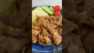 Making SHOGAYAKI Ginger Pork stir fry 〜豚の生姜焼き〜 Shorts  easy Japanese home cooking recipe [upl. by Irotal]