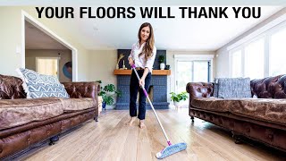 How to Clean Floors Hardwood Laminate amp Luxury Vinyl [upl. by Ark329]