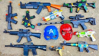 Collecting Sniper Rifles and AK47 Guns Shotgun M416 Gun Pistol Light Guns Water Gun Optimus Prime [upl. by Ilan]