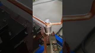 Copper wire hole stamping process Good tools and machinery make work easy [upl. by Muirhead361]