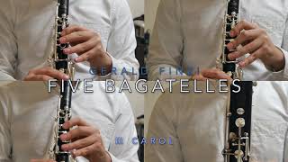 GFinziFive BagatellesOp23 Ⅲ Carol [upl. by Raddi]