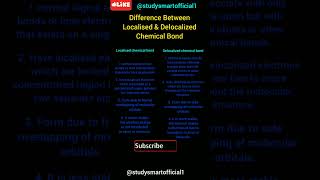 Difference Between Localized amp Delocalized chemicals Bond organicchemistryMSC 1st semester bsc [upl. by Ellimak450]