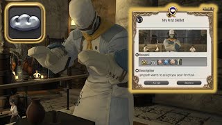 QQ  FFXIV  Culinarians Level 1  My First Skillet [upl. by Magbie]