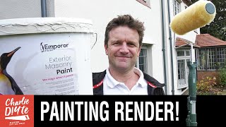 How to Paint Exterior Rendered Walls [upl. by Rianon]