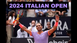 Inside the Italian Open 2024 Epic Matches amp Historic Moments [upl. by Aseral709]