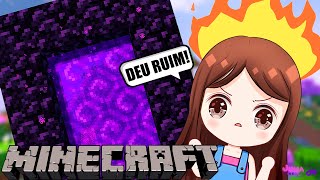 Diário Minegirl  PRIMEIRA VEZ NO NETHER • E11 [upl. by Trust942]