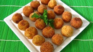 Polpette di patata e salmone  Soft Salmon and Potato Meatballs [upl. by Lori]