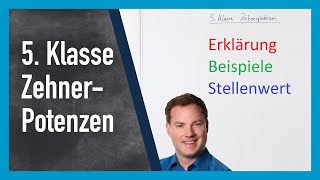 5Klasse Zehnerpotenzen Beispiele und Erklärung [upl. by Burnaby]