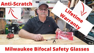 Milwaukee Anti Scratch Bifocal Safety Glasses Review 2021 [upl. by Iroc]