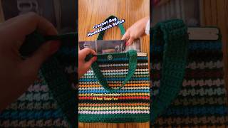 Crochet Bag Houndstooth Stitch crochet gantsilyo [upl. by Ardaid579]