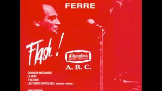 Léo Ferré  Mon général à l ABC  1961 [upl. by Dorisa]