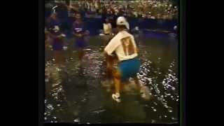 Gigi Fernandez  Natasha Zvereva Australian Open95  Awards Ceremony then Flood Dance and Catfight [upl. by Irahk]