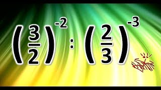 Fracciones con exponentes negativos [upl. by Laamak]