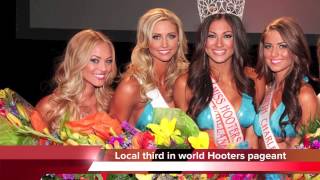 Ashley Dill of Chattanooga ranks 3rd in global Hooters pageant [upl. by Kcirdes]