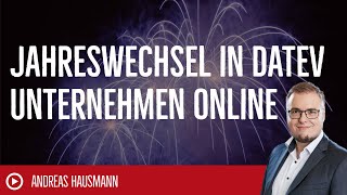 Jahreswechsel in DATEV Unternehmen online [upl. by Airdnaed]