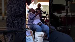 Clarinetist Doreen Ketchens performing on the streets of New Orleans [upl. by Otokam]