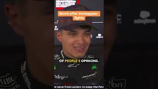 Lando Norris postrace about the penalties against Max Verstappen f1 lando norris verstappen [upl. by Melania]