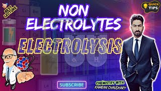 non electrolytes  solution of non electrolytes  nonelectrolyte solution  non electrolytes example [upl. by Atined909]