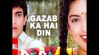 Gazab Ka Hai Din Lyrical Video Qayamat se Qayamat Tak Aamir Khan Juhi Chawla [upl. by Sall439]