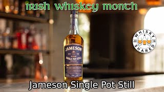 Jameson Single Pot Still Review  Irish Whiskey Month 2023 [upl. by Nancey]