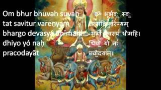 Gayatri Mantra Savitr 108 Repetitions [upl. by Intisar]