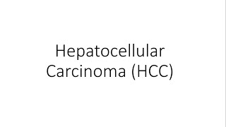 Hepatocellular Carcinoma HCC  For Medical Students [upl. by Ten]