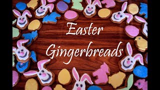 Easter Gingerbreads Homemade recipe for gingerbread cookies with decoration [upl. by Ahsekad828]