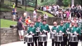 Glenbard West Drumline 2013  Hitters vs Morton 9713 [upl. by Ebert]