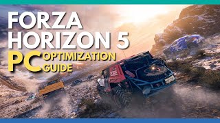 Forza Horizon 5 PC Optimization Guide  Best Graphics Settings for 60 FPS [upl. by Aleetha323]