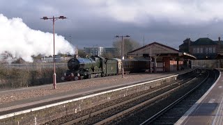 The Polar Express throughout the DAY and NIGHT featuring 7029 Clun Castle polarexpress [upl. by Fredia242]