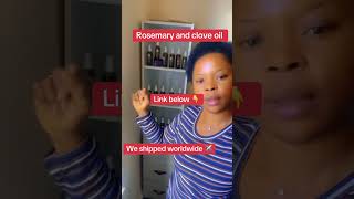 This rosemary and clove oil hairgrowthoil youtubeshorts trending trendingshorts ytshorts [upl. by Azial]