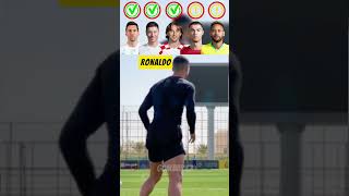 Messi vs Ronaldo vs Neymar vs Modric vs Lewandowski  Free Kick Challenge in Training ⚽🤯 [upl. by Sparky354]