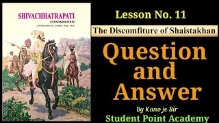 Lesson 11 the discomfiture of ShaistaKhan question and answer [upl. by Gaillard]