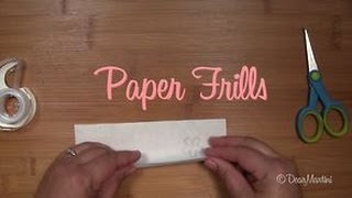 How to Make Paper Frills for a Crown Roast [upl. by Durning513]