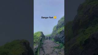 Nature mountain view ❤🌲🌷trending travel nature salherfort dangerous mountains maharashtra [upl. by Ynnal686]