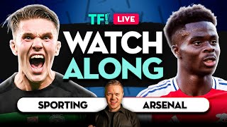 SPORTING vs ARSENAL WATCHALONG with Mark Goldbridge [upl. by Utta]