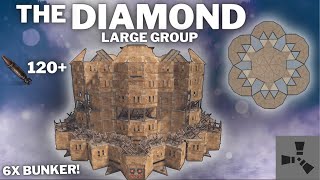 THE DIAMOND TUTORIAL•LARGE GROUP BASE•6X BUNKER•OPEN CORE•MINI CHINA WALL•WIDE GAP•BASEDESIGN 2023 [upl. by Ennaeirb]