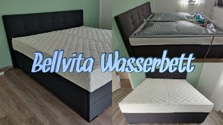 Unser Bellvita Mesamoll 2 Wasserbett wurde aufgebaut  Hausbau Update  Baublog [upl. by Longfellow]