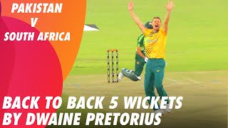 Back To Back 5 Wickets By Dwaine Pretorius  Pakistan vs South Africa  2nd T20I 2021  ME2T [upl. by Arden]